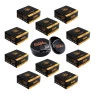 Caixa de Pote Hermético Alumínio Sadhu Black Edition 25ml de frente tabacaria da mata