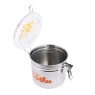 Pote Hermético Sadhu Aço Inoxidável 978ml aberto tabacaria da mata 
