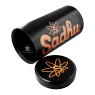 Pote Hermético Sadhu Black Edition 658ml de lado aberto