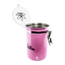 Pote Hermético Sadhu Aço Inox 1068ml de lado aberto