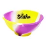 Caixa de Cuia de Silicone Sadhu Amarelo-branco