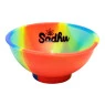Caixa de Cuia de Silicone Sadhu Vermelho-verde