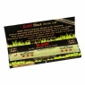 Livreto de Seda Raw Organic Black 1 1/4 aberto