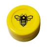 Slick de Silicone Cultura Dab 7ml Bee amarelo