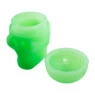 Slick Skull Slow Burning de Silicone 15ml de lado aberto
