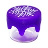 Pote de Vidro e Silicone 5ml Snow