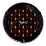 Cinzeiro de Metal Smoking Black Flames de frente tabacaria da mata