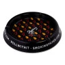 Cinzeiro de Metal Smoking Black Flames de lado tabacaria da mata