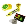 Kit Mini Pipe de Metal Com Acessórios tabacaria da mata 