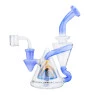Bong de Vidro Premium Twister Squadafum de lado