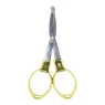 Tesoura Abduzido Dobrável Round Metal de frente