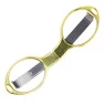 Tesoura Dobrável Metal Dourado C/24un de frente fechada