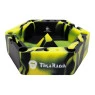 Cinzeiro Tokahauú Silicone Hexagonal amarelo