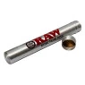 Tubo de aluminio Raw aberto