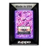 Caixa aberto do Isqueiro Zippo 80s Cassette Tape Design