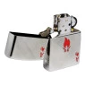 Isqueiro Zippo Ace Design 48451 aberto de frente