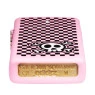 Isqueiro Zippo Checkered Skull Design 48680 embaixo
