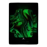 Isqueiro Zippo Colorful Swirl Pattern 48612 na caixa demonstração de como fica no escuro 