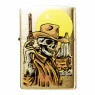 Isqueiro Zippo Cowboy Skull Design 48519 de frente