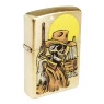 Isqueiro Zippo Cowboy Skull Design 48519 de lado
