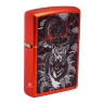 Isqueiro Zippo Dragon Tiger Design 48933 de lado