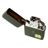 Isqueiro Zippo 49796 Leaf Clover aberto