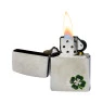 Isqueiro Zippo 29915 PF19 Leaf Clover Design aberto