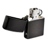 Isqueiro Zippo Gray Dusk Matte Ltr 28378 aberto de frente