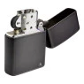 Isqueiro Zippo Gray Dusk Matte Ltr 28378 aberto