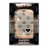 Caixa aberto Isqueiro Zippo Heart Design