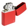 Isqueiro Zippo Kiss Logo With Flames Red Matte 48642 no verso