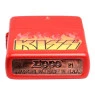 Isqueiro Zippo Kiss Logo With Flames Red Matte 48642 embaixo