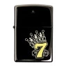 Isqueiro Zippo Lucky 7 Design 48913 de frente