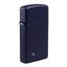 Isqueiro Zippo Slim Navy Matte 1639 de lado