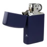 Isqueiro Zippo Slim Navy Matte 1639 aberto