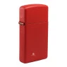 Isqueiro Zippo Slim Red Matte 1633 de lado