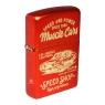 Isqueiro Zippo Muscle Car Design 48523 de lado