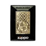Na caixa o Isqueiro Zippo 49538 Norse Antique Brass Emblem