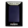 Isqueiro Zippo Regular Navy Blue Matte 239 na caixa