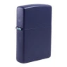 Isqueiro Zippo Regular Navy Blue Matte 239 de lado