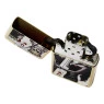 Isqueiro Zippo 49942 Skull King Queen Beauty aberto