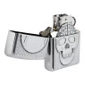 Isqueiro Zippo Skull Brain Surprise 29818 aberto