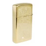 Isqueiro Zippo Slim Brass Venetian 1652B de lado