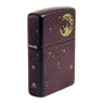 Isqueiro Zippo Starry Sky Design 49448 de lado