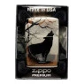 Caixa aberto do Isqueiro Zippo Wolves Design
