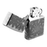 Isqueiro Zippo Black Polished Cannabis 48924 aberto