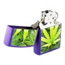 Isqueiro Zippo Cannabis Purple Matte 49790 aberto