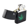 Isqueiro Zippo Pixel Cannabis Design 48677 aberto