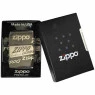 Zippo Logo Design na Caixa