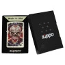 Zippo Skull Design 49410 na caixa